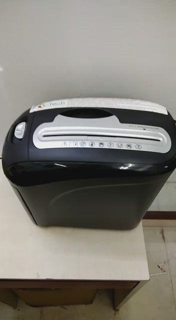 High Security Compact Cross Cut Paper Shredder With Pull Out Bin Model OS502P